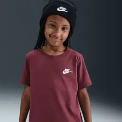NIKE - Polera K Nsw Tee Emb Futura Lbr Rojo Niños