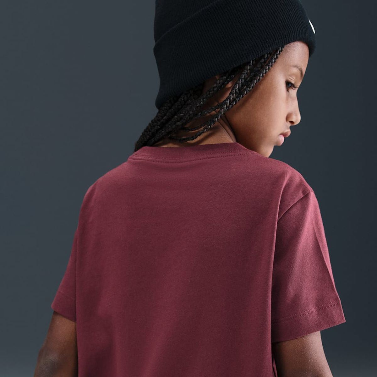 NIKE - Polera K Nsw Tee Emb Futura Lbr Rojo Niños