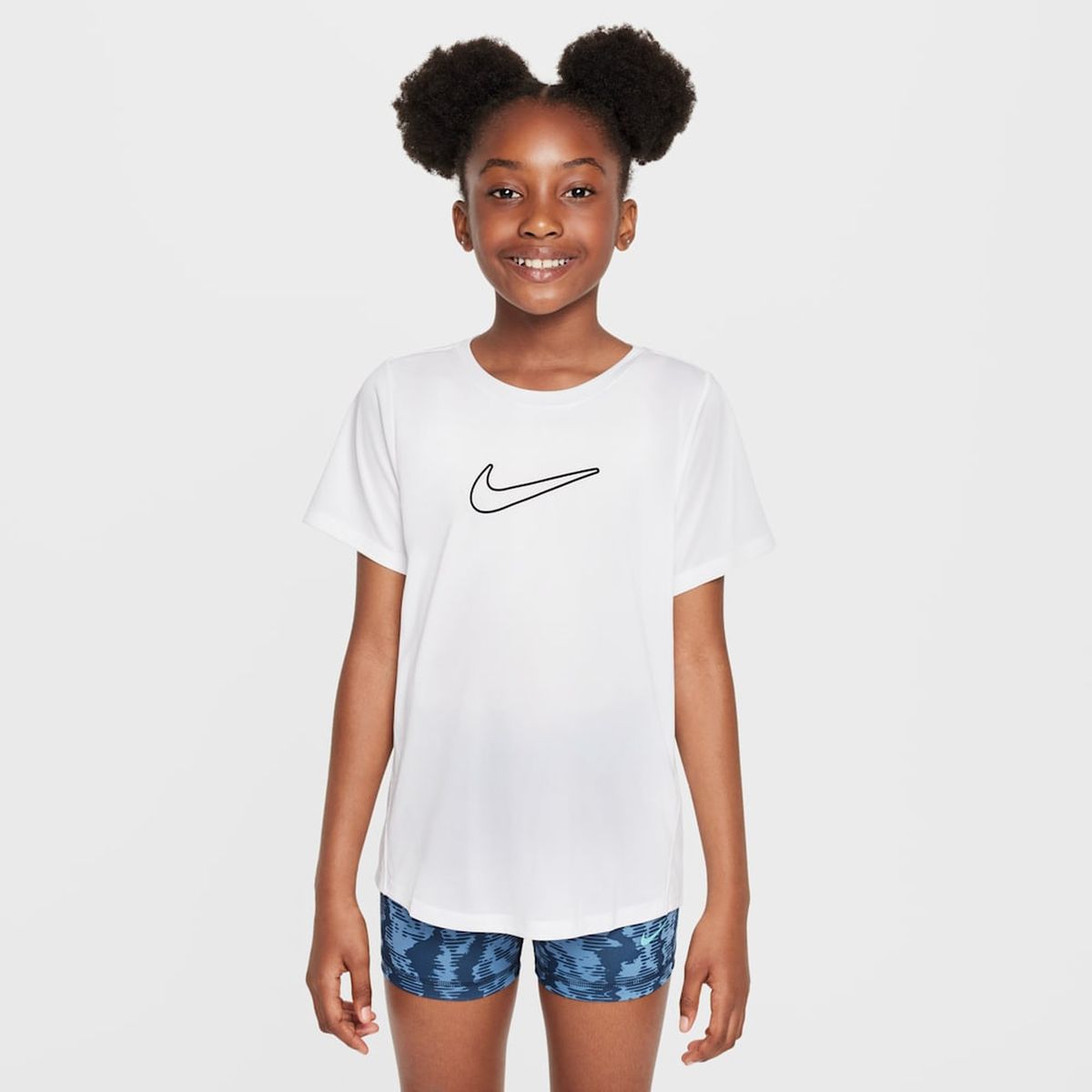 NIKE - Polera G Nk Df One Std Ss Top Hbr Blanco NiÃ±os