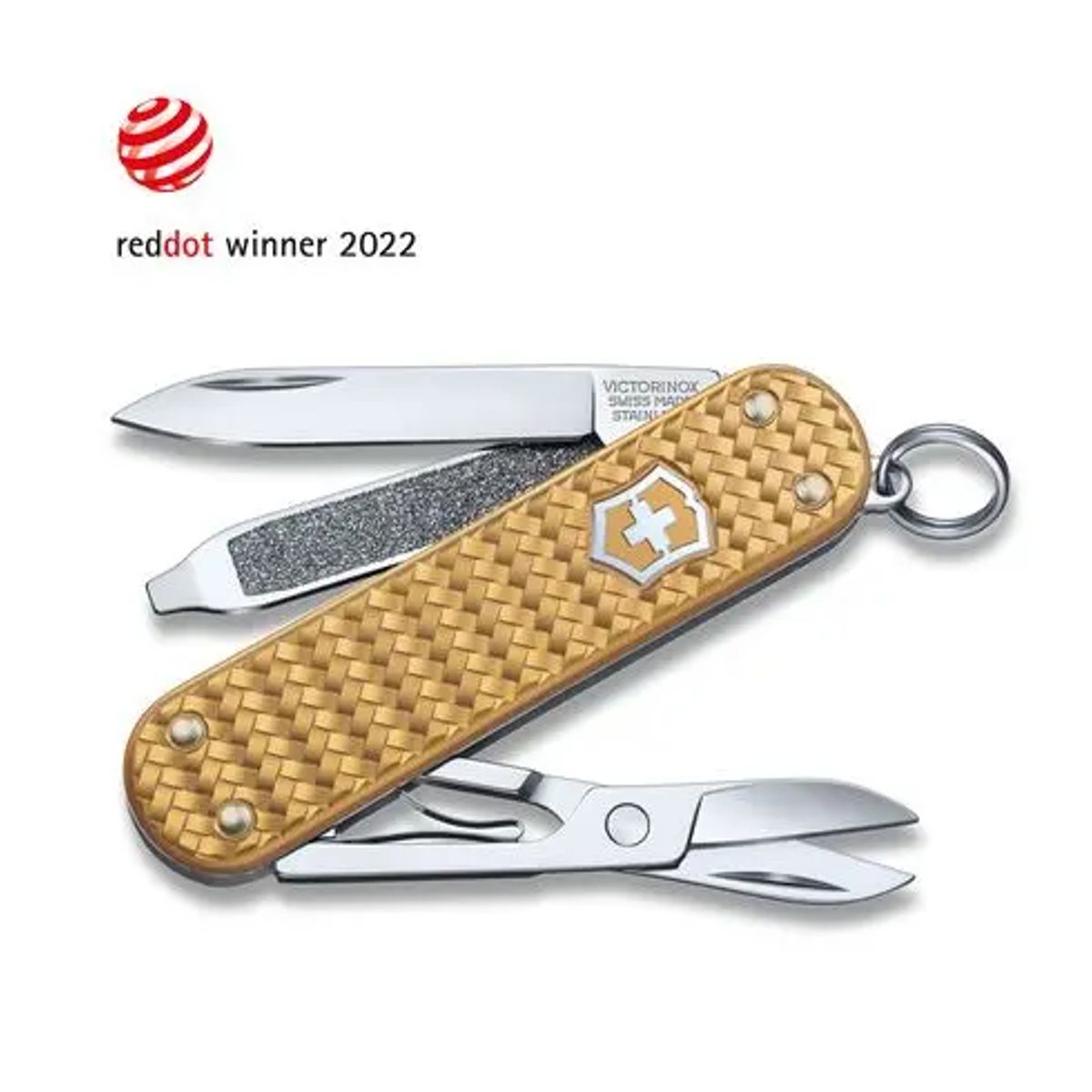 VICTORINOX - CORTAPLUMA ALOX 58MM 5 FUN 06221408G BRASS GOLD VICTORINOX