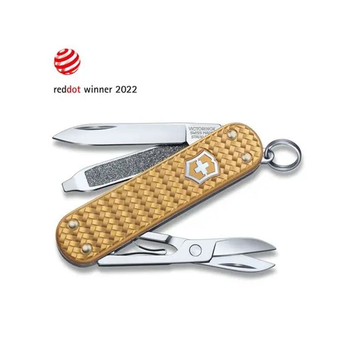 VICTORINOX - CORTAPLUMA ALOX 58MM 5 FUN 06221408G BRASS GOLD VICTORINOX