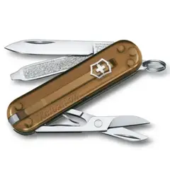 VICTORINOX - CORTAPLUMA CLASSIC 58MM 7 FUN 06223T55G CHOCOLATE FUDGE