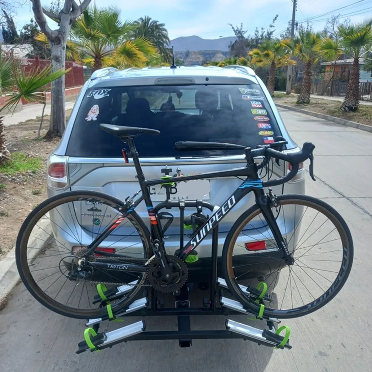 GENERICO - Porta Bicicletas Para Enganche Americano 3 Bicicletas AllinX