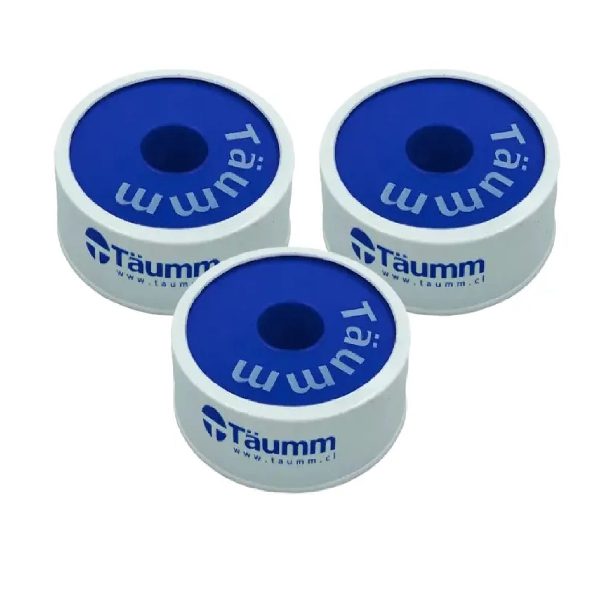 TAUMM - Cinta Teflon Agua Jumbo 3/4 Taumm 50mts Pack X 3