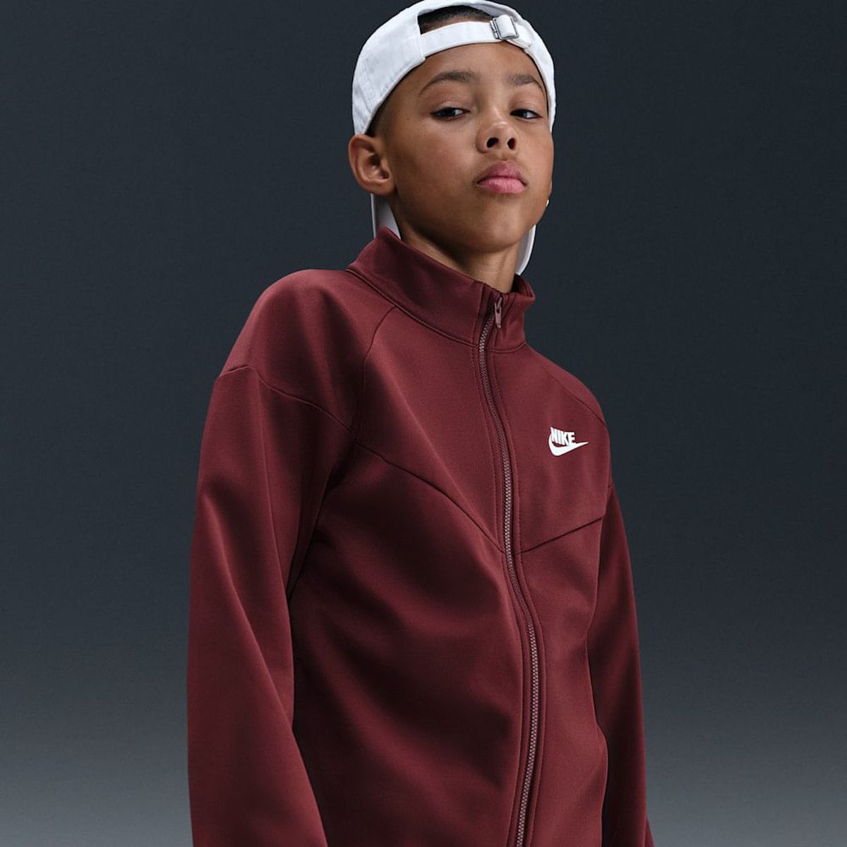 NIKE - Conjunto K Nsw Df Tracksuit Pk Fz NiÃ±os Rojo