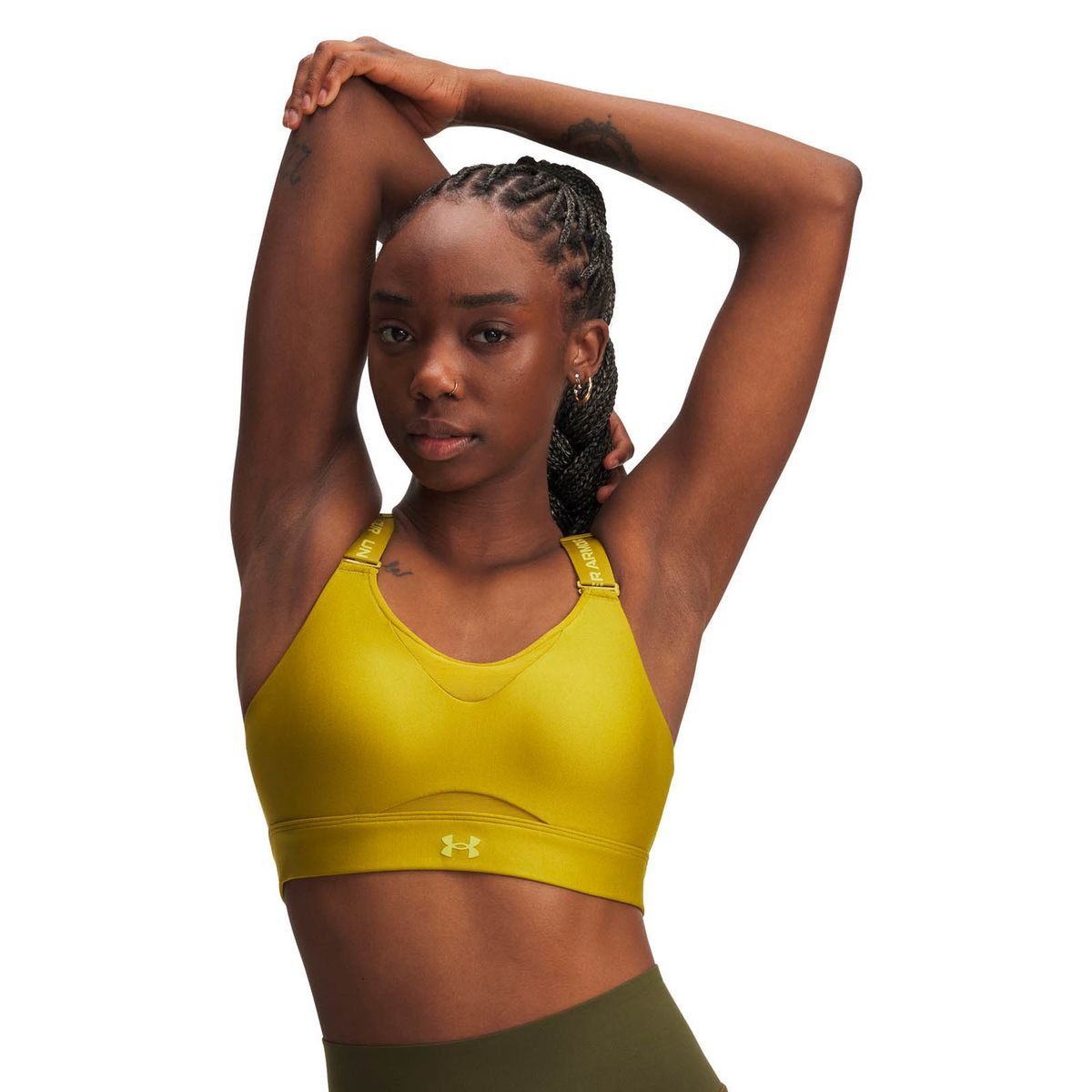 UNDER ARMOUR - Peto Training para Mujer Infinity High 2 Verde UNDER ARMOUR