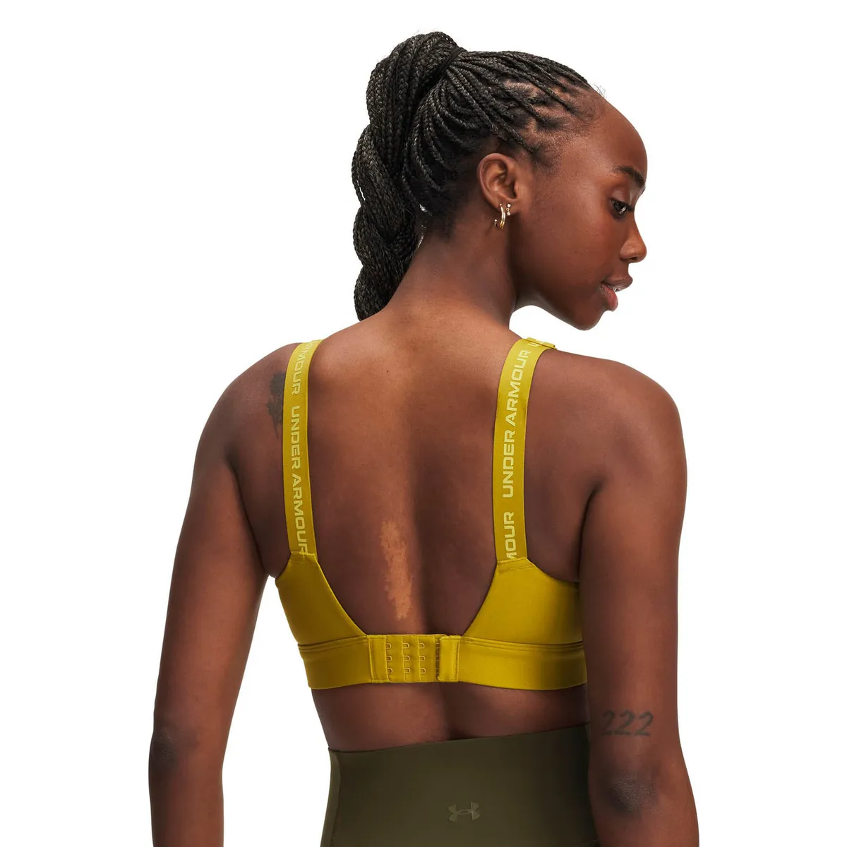 UNDER ARMOUR - Peto Training para Mujer Infinity High 2 Verde UNDER ARMOUR
