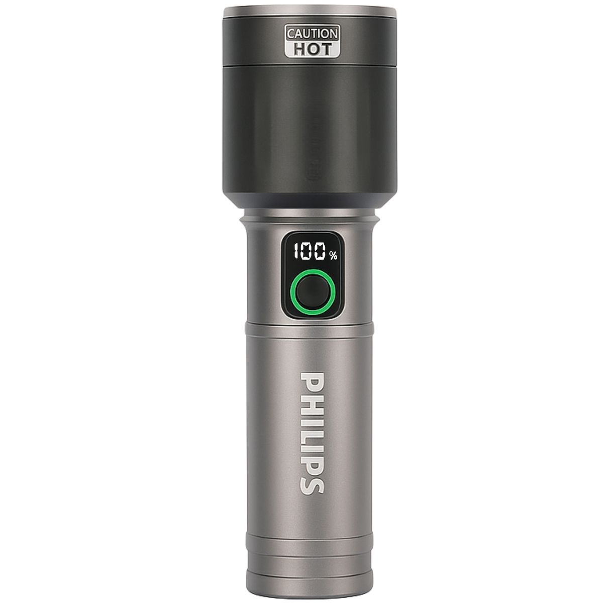 PHILIPS - Linterna LED 60W Philips High Power Zoom Aluminium USB-C Recargable