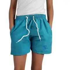 LIKE SHOP - Traje De Baño Niño Forro Malla Colores Liso palmera 9010