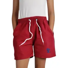 LIKE SHOP - Traje De Baño Niño Forro Malla Colores Liso palmera 9010