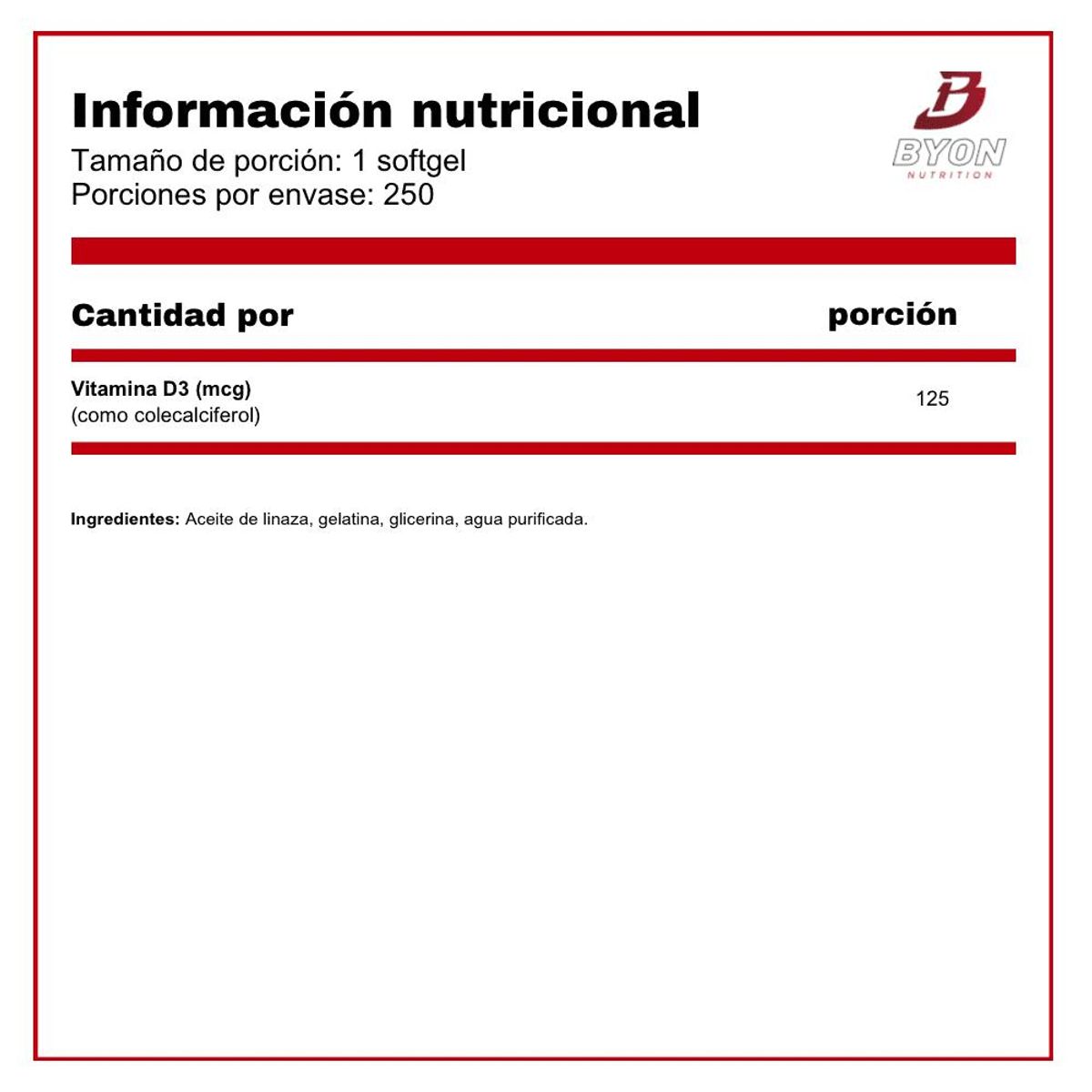 SWANSON - Vitamina D3 5000ui 250 softgels