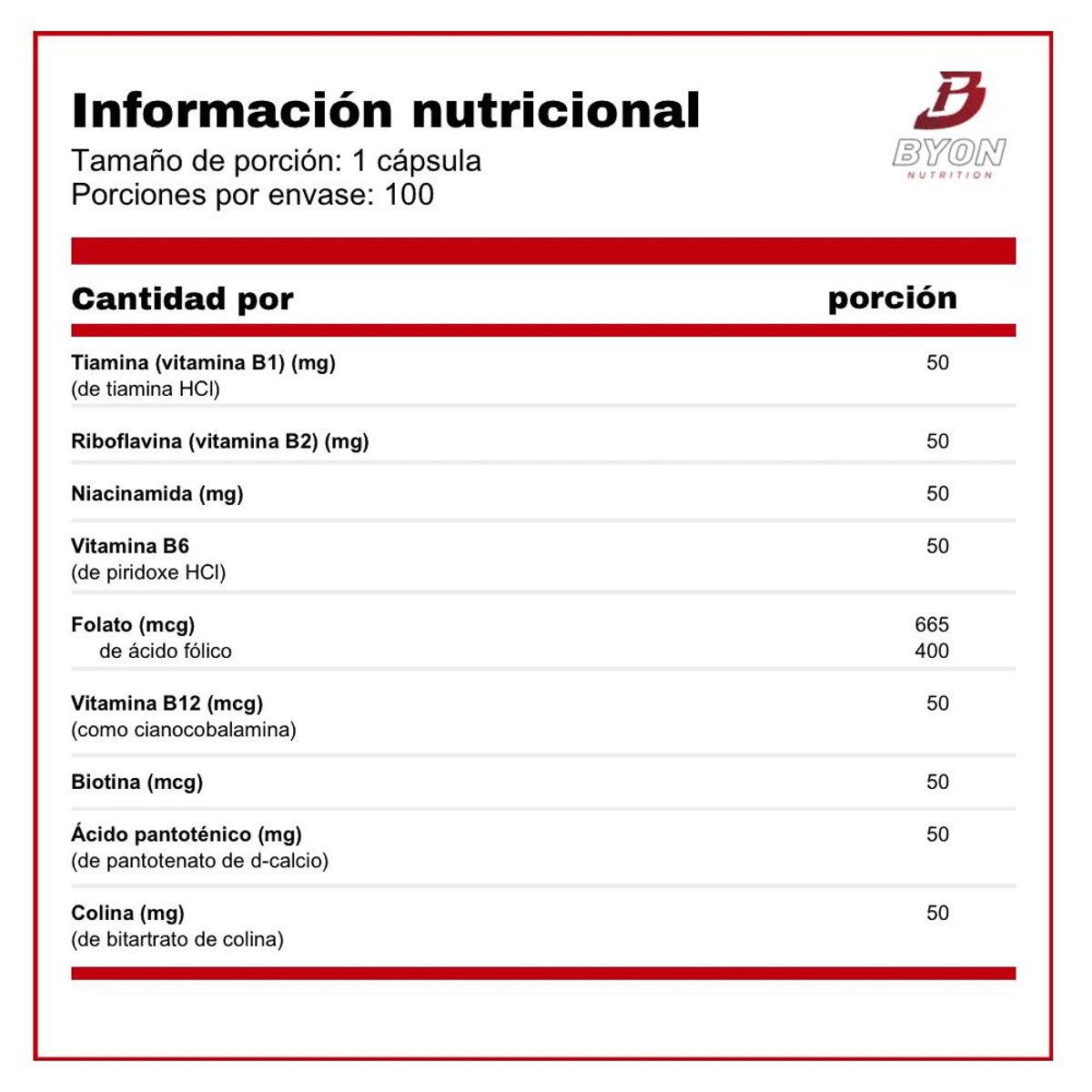 SWANSON - Multi Complejo B Balance B-50 100 cápsulas