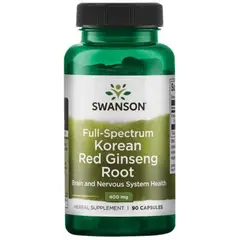 SWANSON - Ginseng Rojo Coreano 400 mg 90 cápsulas