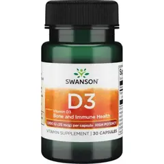 SWANSON - Vitamina D3 1000 UI 60 cápsulas