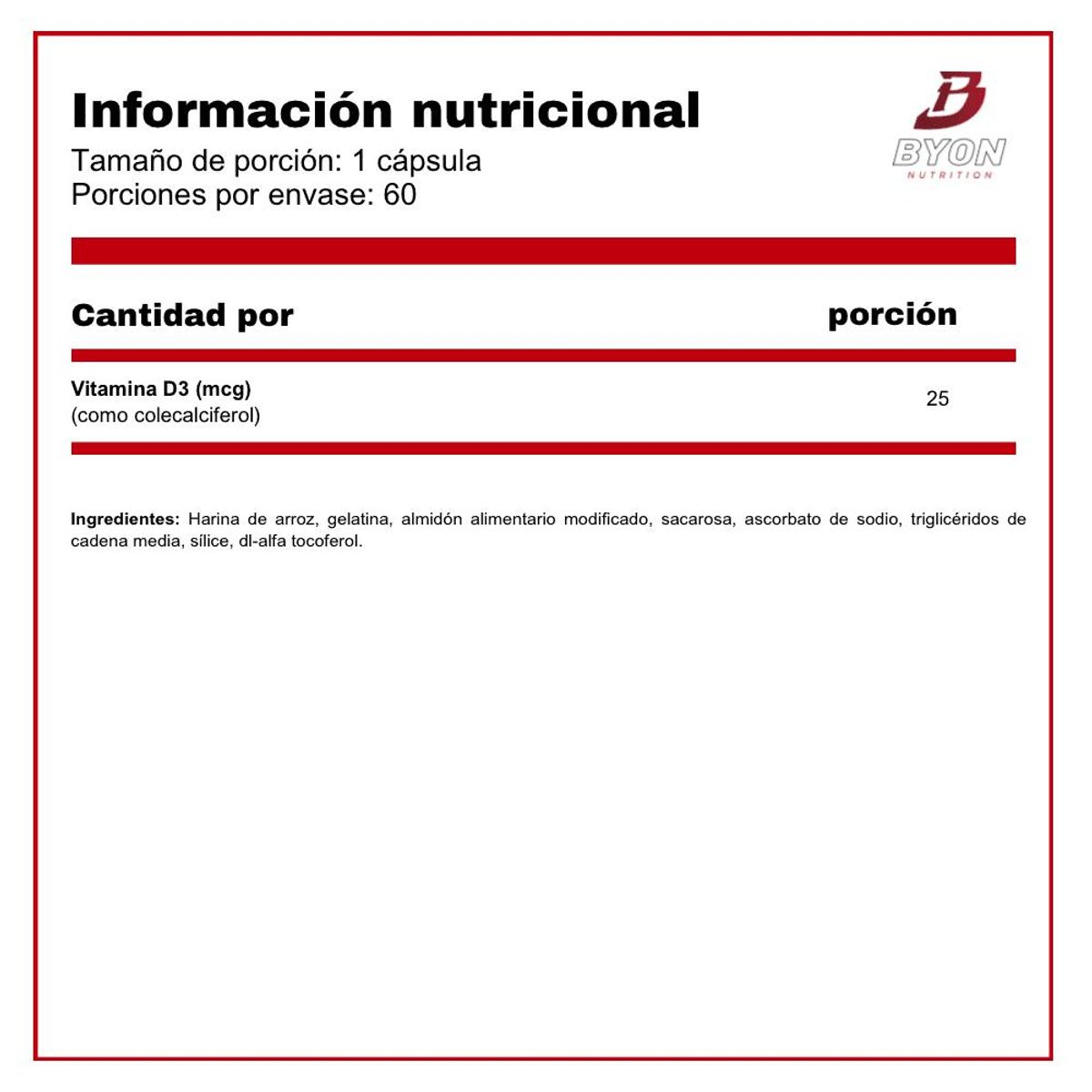 SWANSON - Vitamina D3 1000 UI 60 cápsulas