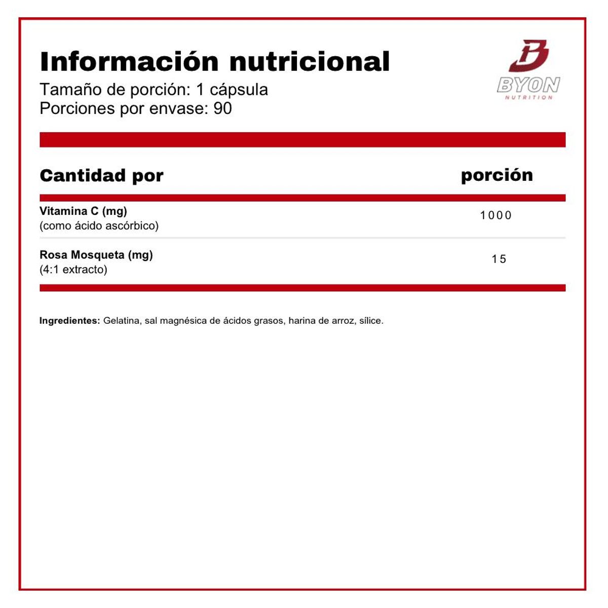 SWANSON - Vitamina C 1000 mg 90 cápsulas Swanson