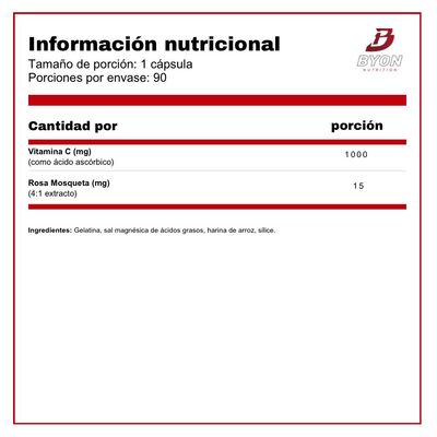 Imagen 2 del producto Vitamina C 1000 mg 90 cápsulas