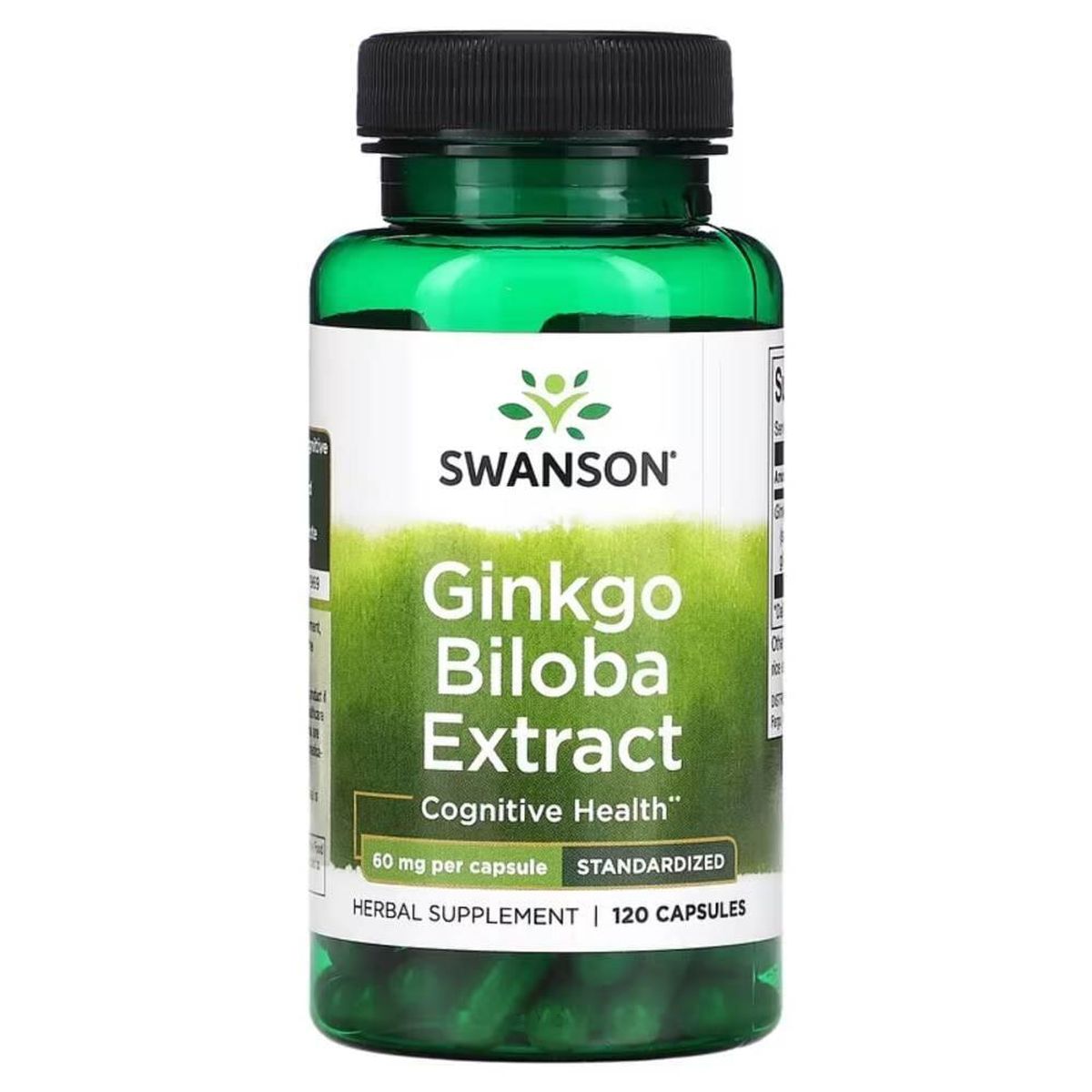 SWANSON - Ginko Biloba Extract 60 mg - Swanson