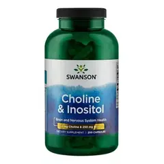 SWANSON - Choline & Inositol 250 mg 250 cápsulas