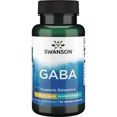 SWANSON - Gaba 750 mg 60 veggie cápsulas
