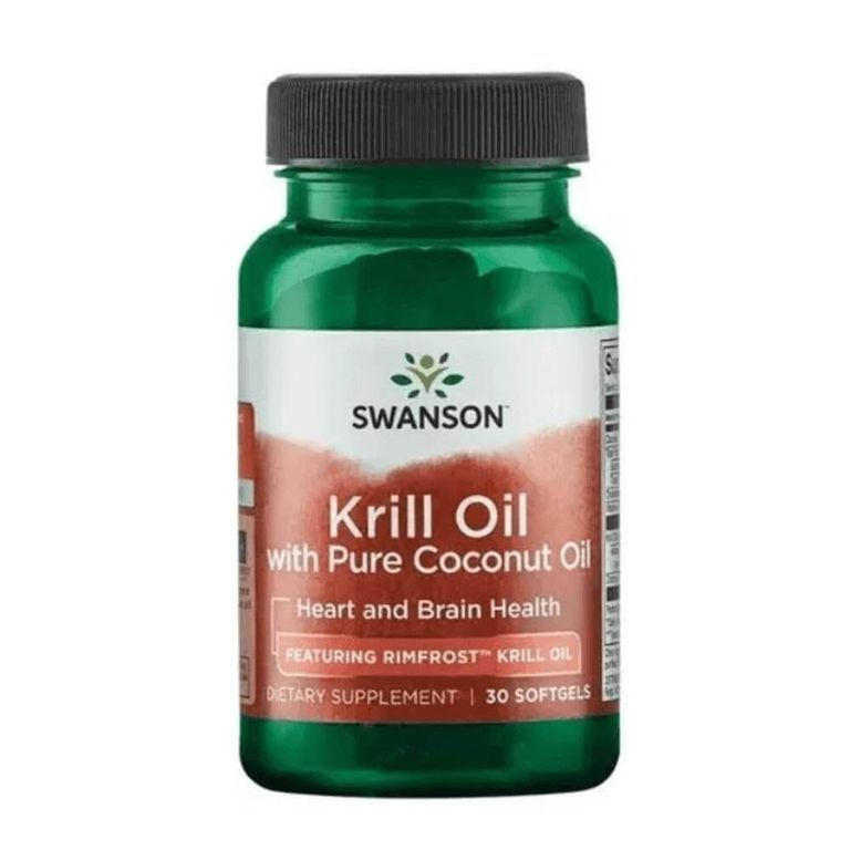 Krill Oil With Pure Coconut Oil 500 mg 30 sofgels