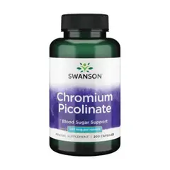 SWANSON - Picolinato de Cromo 200mcg 200 caps