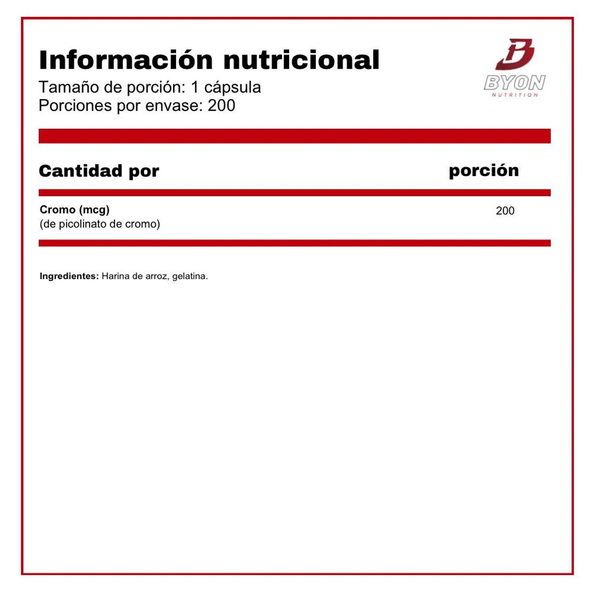 SWANSON - Picolinato de Cromo 200mcg 200 caps