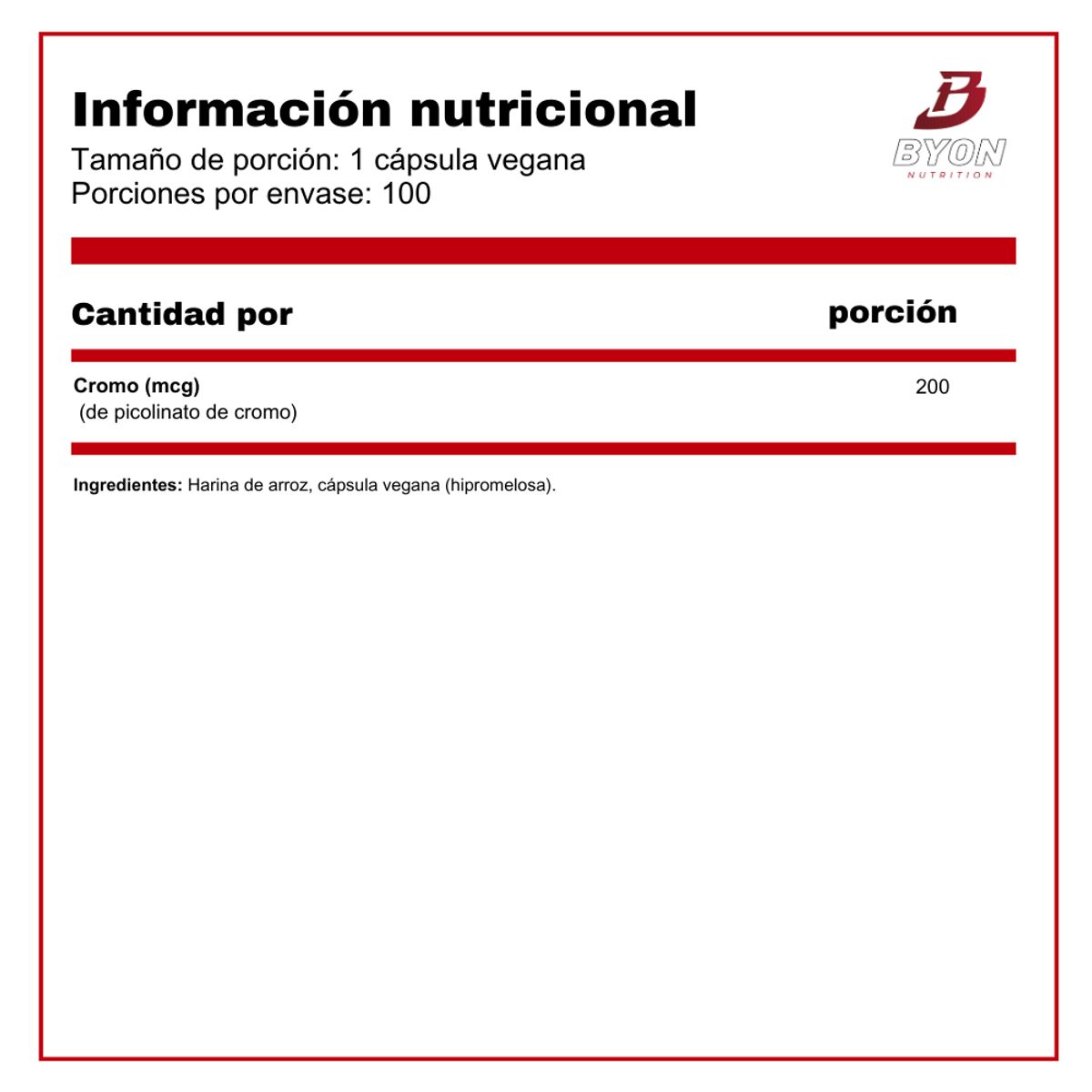 SWANSON - Picolinato de Cromo 200mcg 100 caps