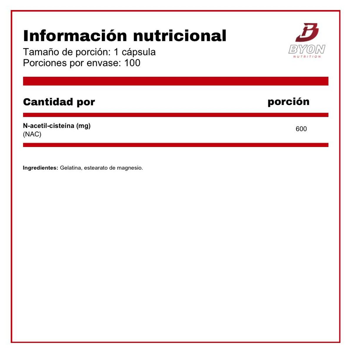 SWANSON - N-Acetyl Cysteine Nac 600 mg 100 cápsulas