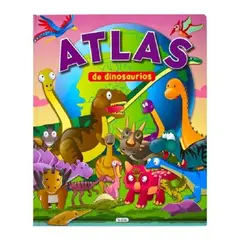 GENERICO - Atlas De Dinosaurios - Tapa Dura Y Hoja Dura - Ed Saldaña