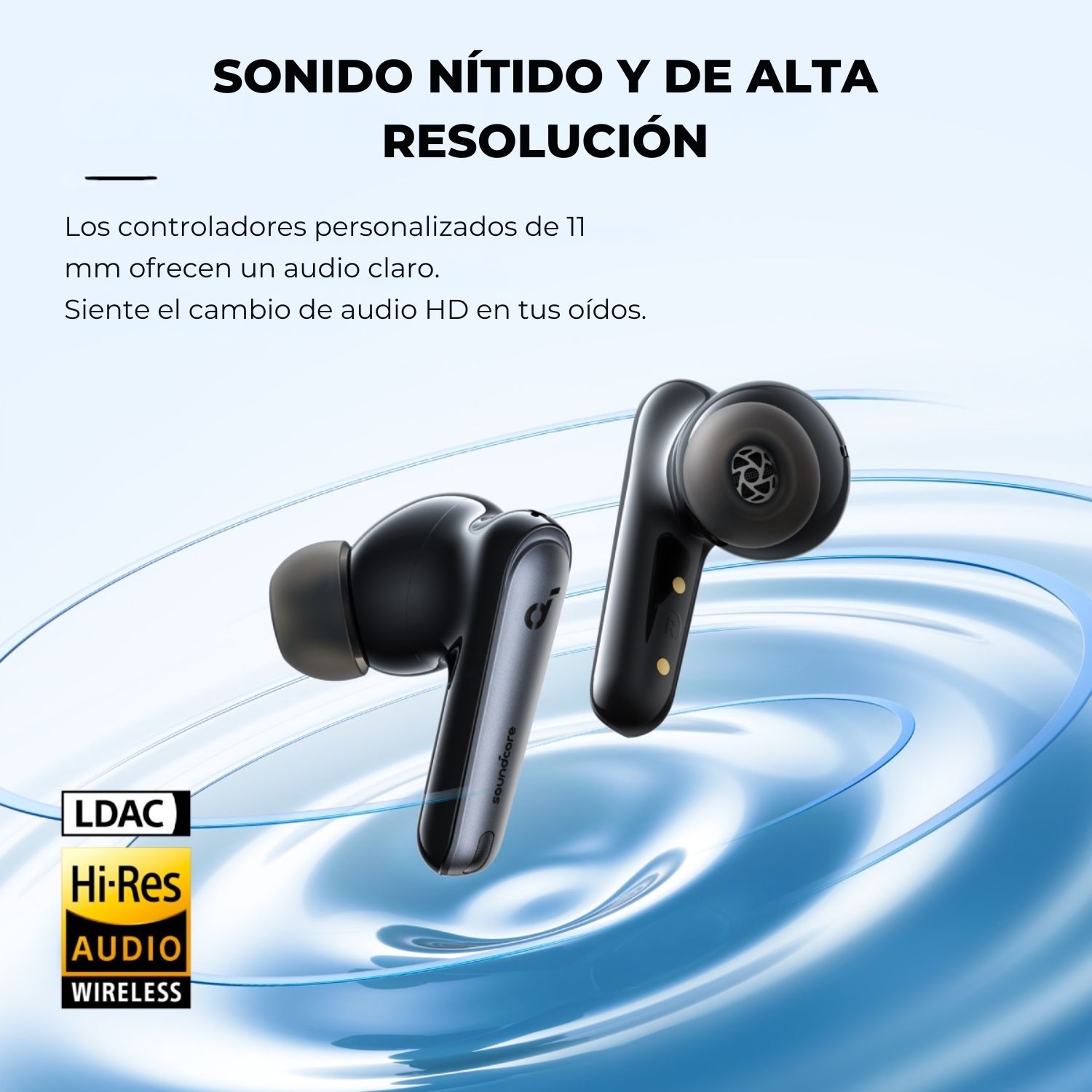 SOUNDCORE BY ANKER Audífonos TWS Liberty 4 NC Soundcore Negro
