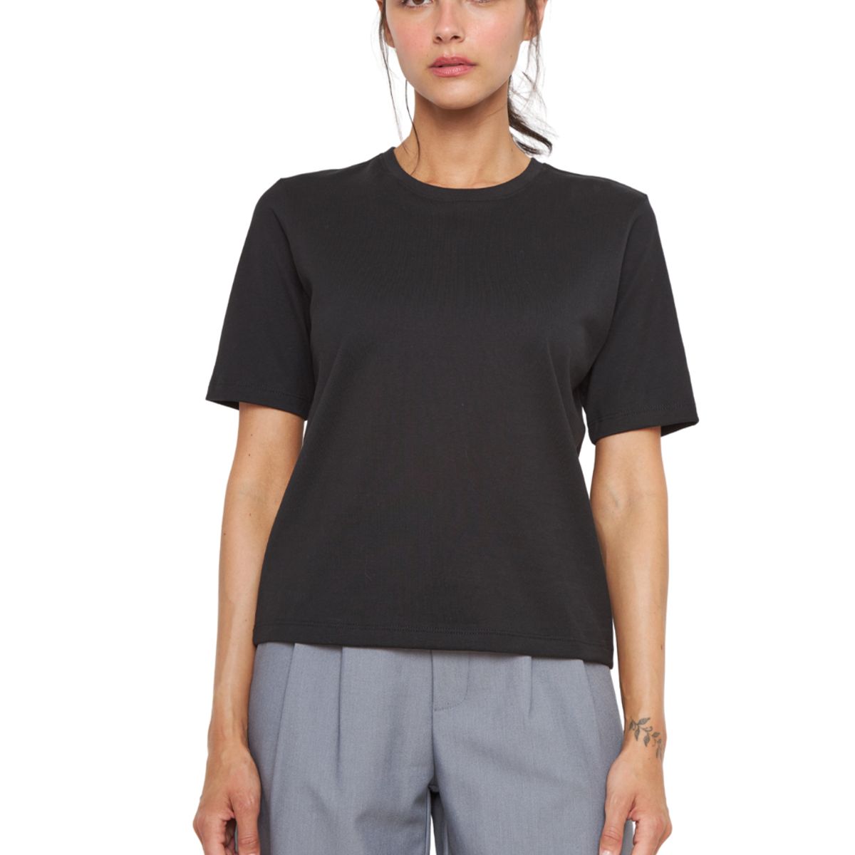 JACINTA TIENDA - Polera Jacinta Pima negra Jacinta Tienda