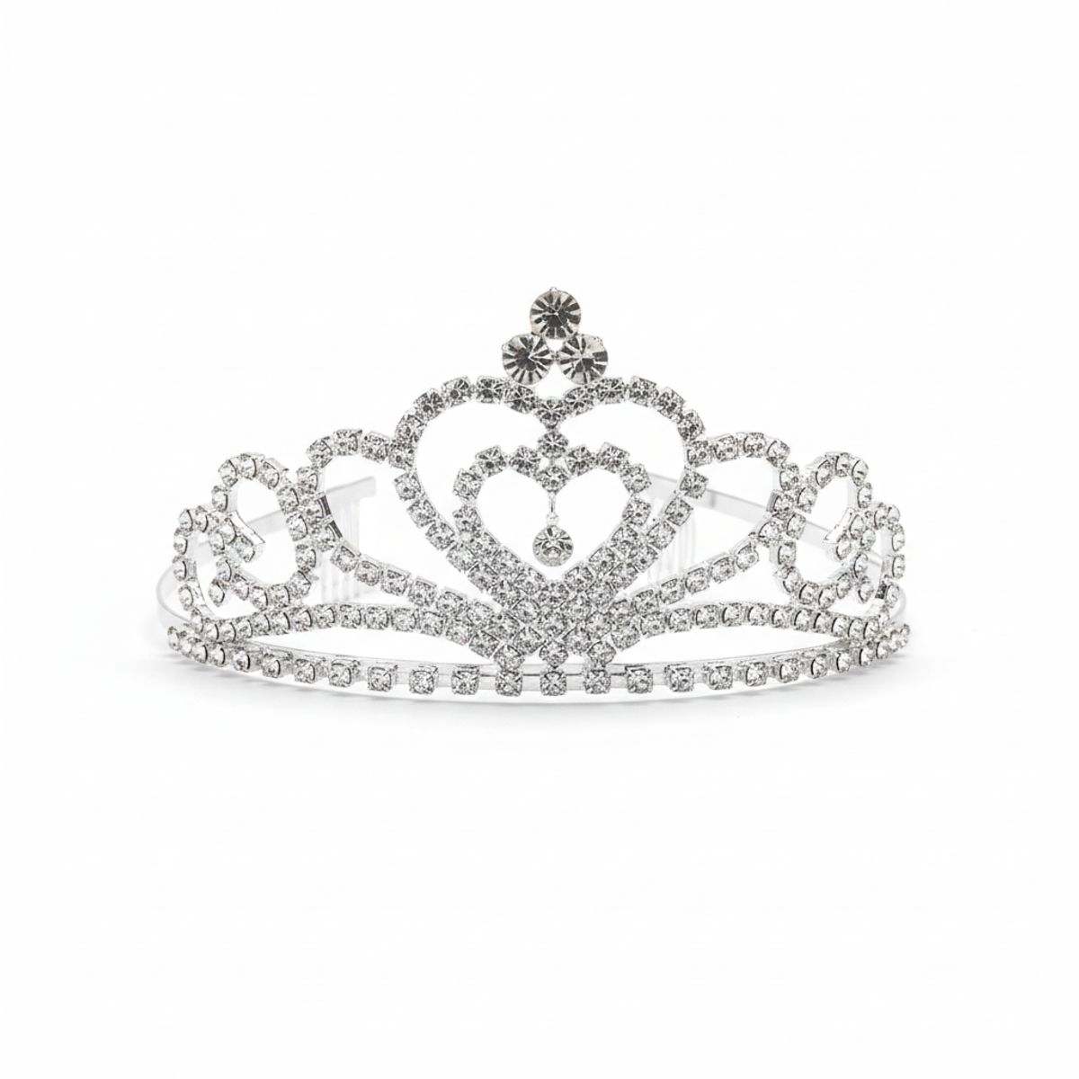 GENERICO - CORONA STRASS GRANDE PEINETA D X1 UNI