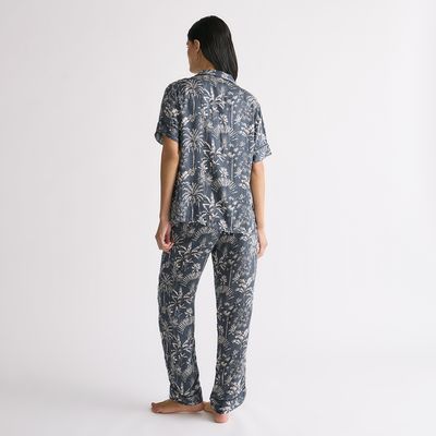 Imagen 2 del producto Pijama Camisero Mujer Palmeras