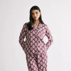 LOUNGE - Set Pijama Camisero Flores Dreamy