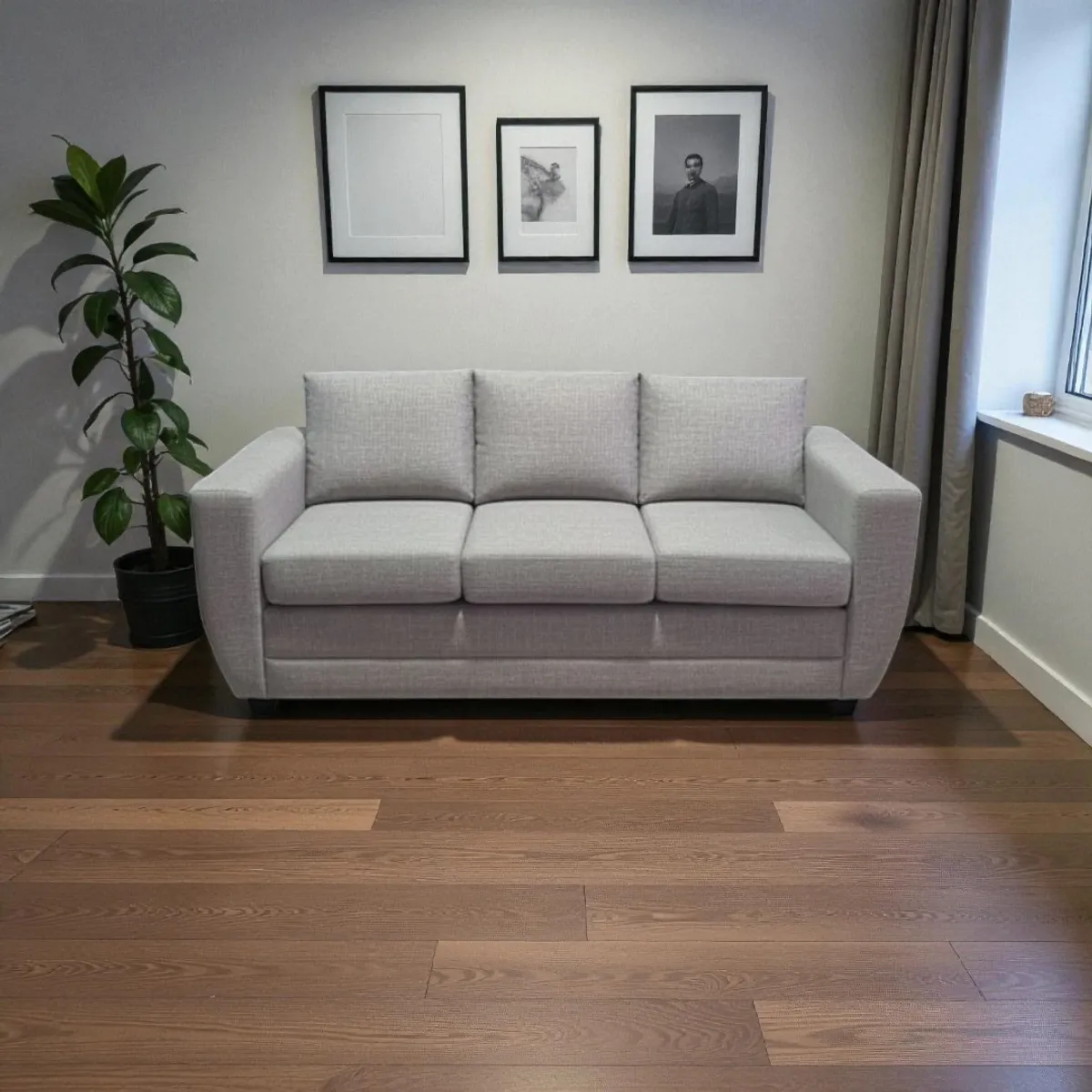 DISEÑOS VALESTRINI - SOFA SODI TRES CUERPOS EN LINO