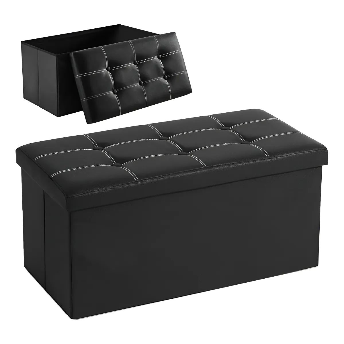 GENERICO - Puff Baul Silla Plegable Organizador Banqueta Organizadora Plegable Taburete