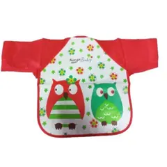 GENERICO - Babero manga larga impermeable bebe y niños