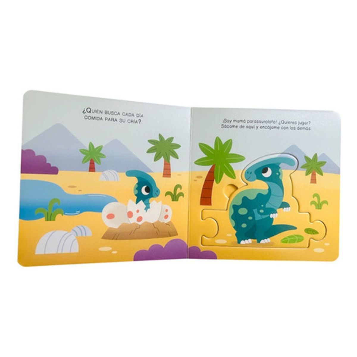 GENERICO - Mis Primeros Puzles Dinosaurios - Cuento Y Puzle 5 Piezas