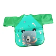 GENERICO - Babero manga larga impermeable bebe y niños