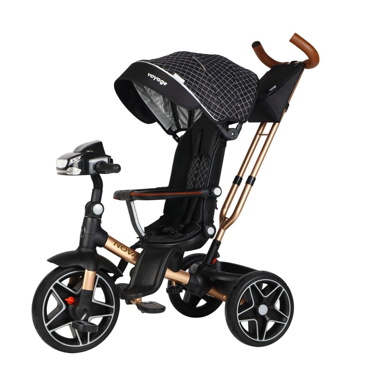 VOYAGE - Triciclo Giratorio Nova Black