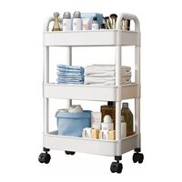 Carro Organizador Almacenaje Con 3 Estantes Y Ruedas