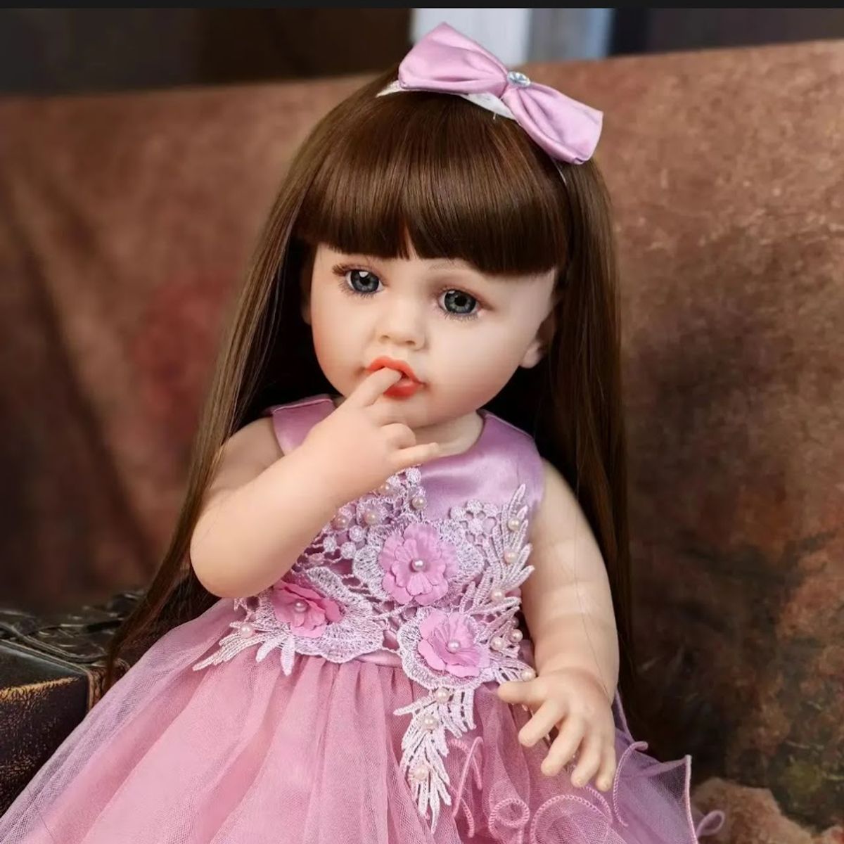 GENERICO - MUÑECAS REBORN REALISTA 55 cm