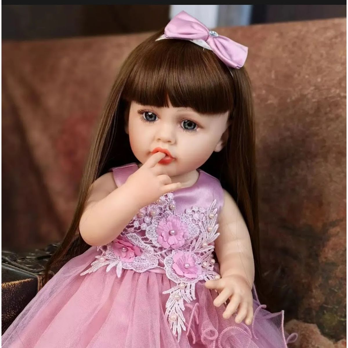 GENERICO - MUÑECAS REBORN REALISTA 55 cm