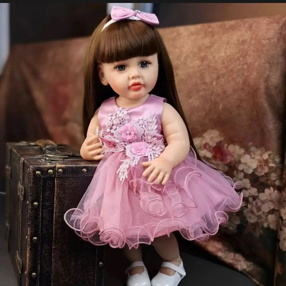 GENERICO - MUÑECAS REBORN REALISTA 55 cm