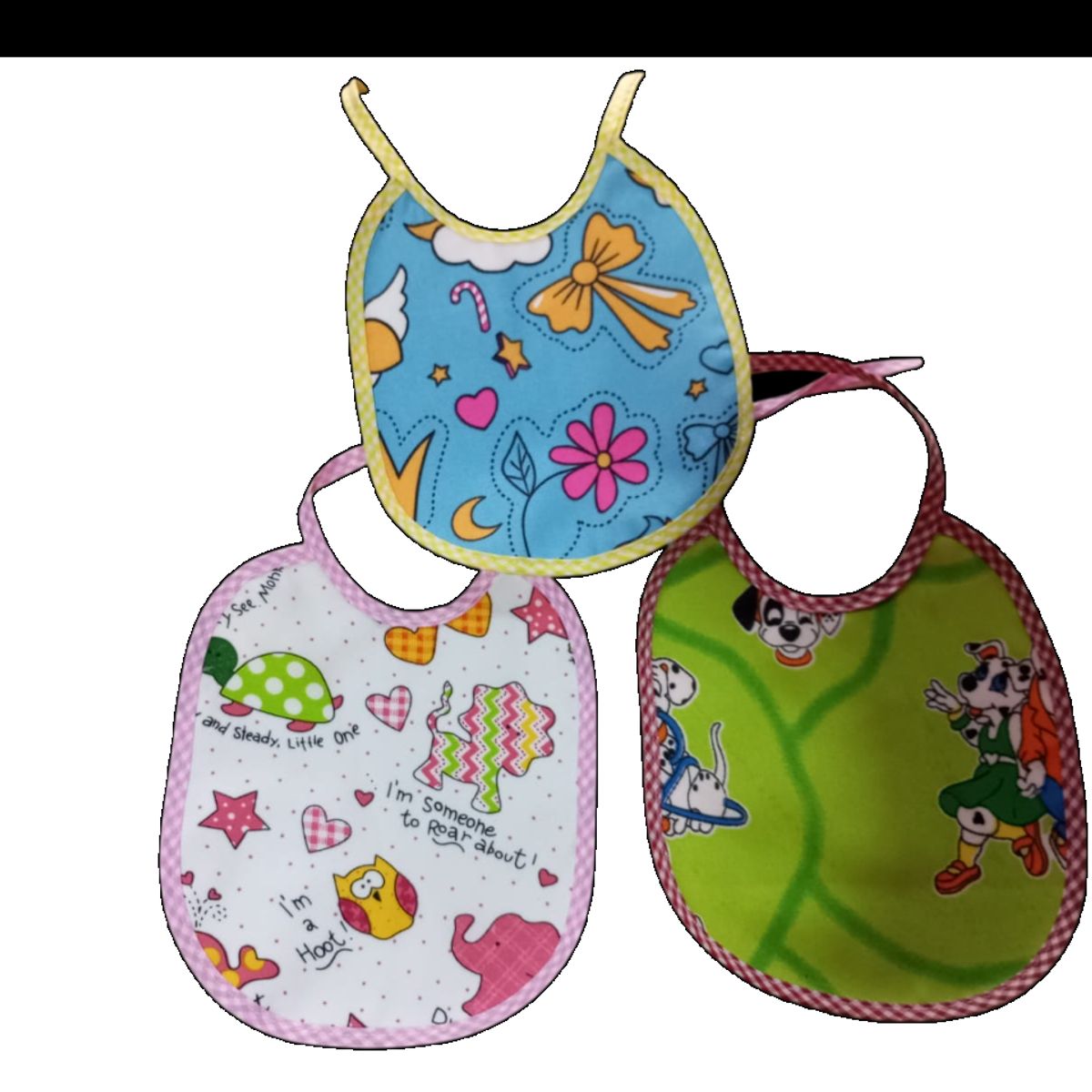 GENERICO - Pack 3 baberos impermeable para bebe