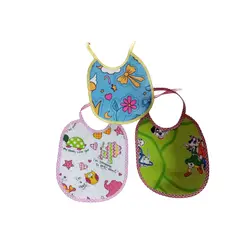 GENERICO - Pack 3 baberos impermeable para bebe