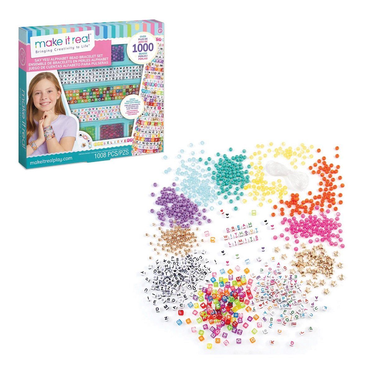 MAKE IT REAL - Make It Real Set Pulseras Alfabeto