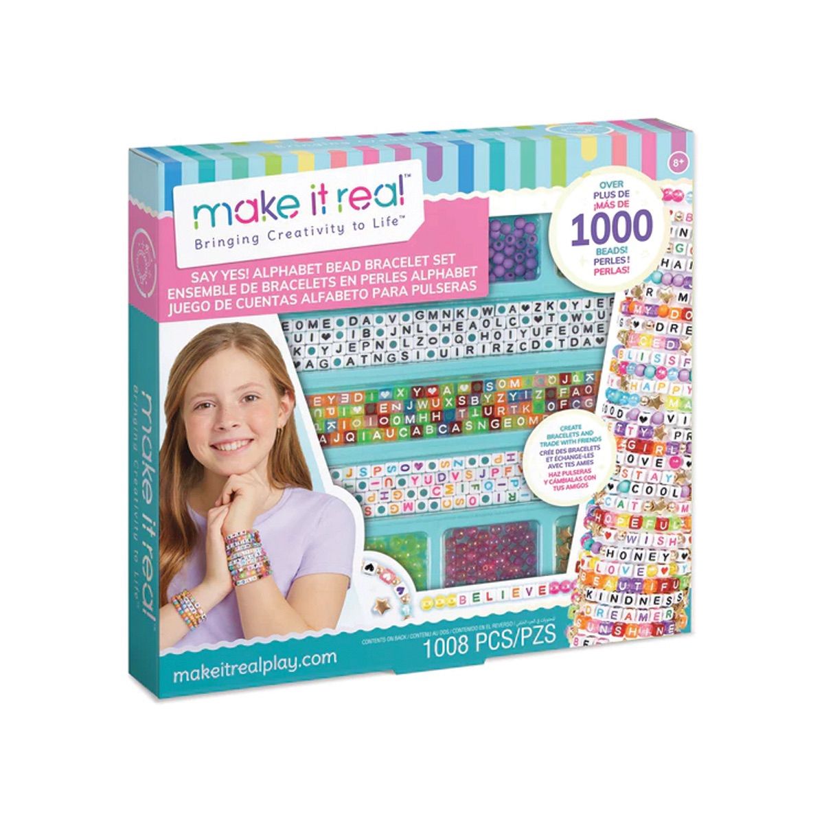 MAKE IT REAL - Make It Real Set Pulseras Alfabeto