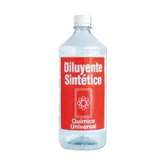 QUIMICA UNIVERSAL - DIluyente Sintetico Botella 1 Litro
